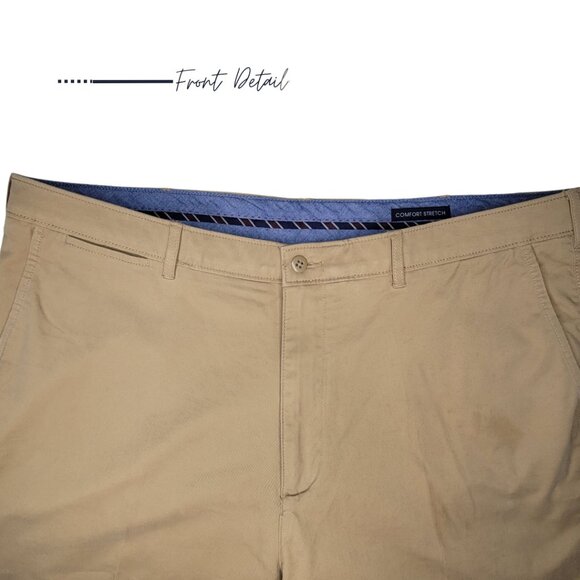 TAN CREMIEUX COMFORT STRETCH CHINO PANTS FOR MEN - Picture 3 of 10